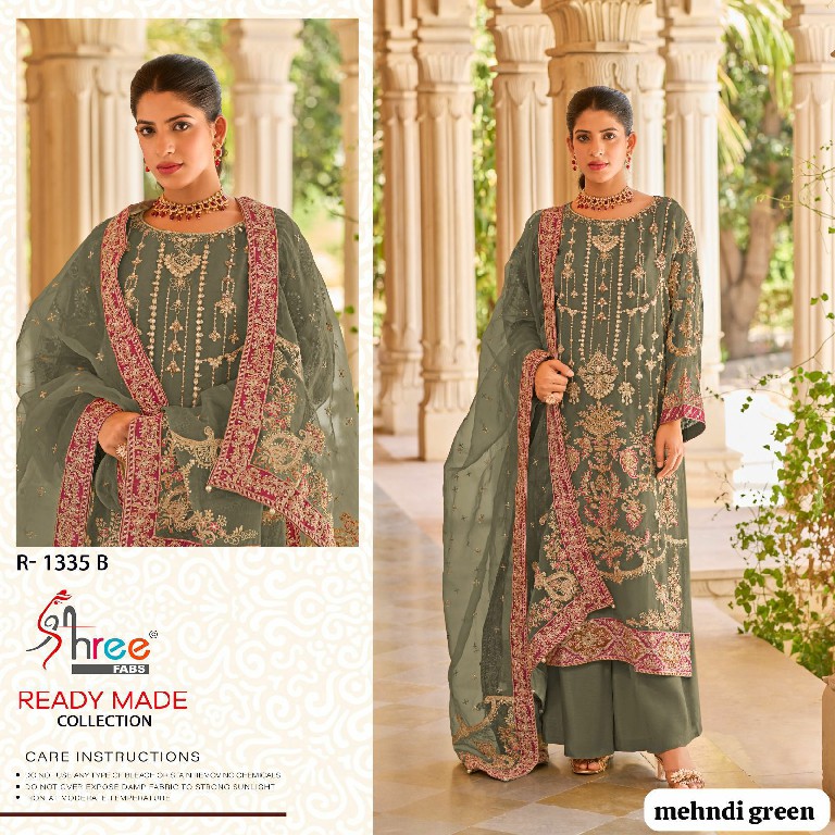 Shree Fabs R-1335 Wholesale Readymade Indian Pakistani Salwar Suits