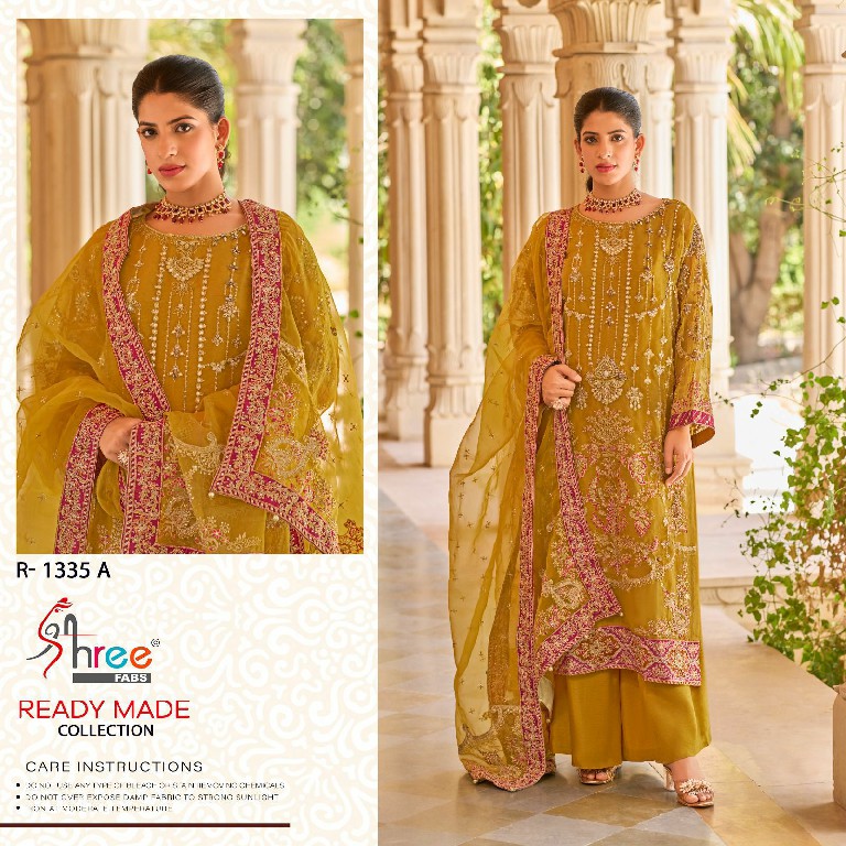 Shree Fabs R-1335 Wholesale Readymade Indian Pakistani Salwar Suits