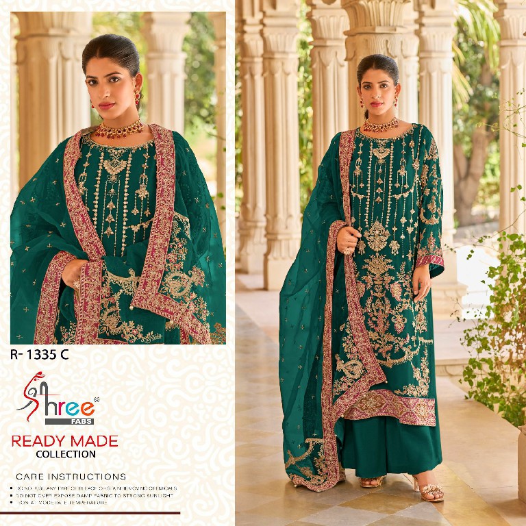 Shree Fabs R-1335 Wholesale Readymade Indian Pakistani Salwar Suits