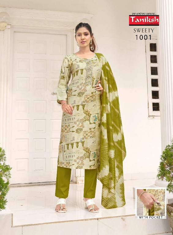 Taniksh Sweety Vol-1 Wholesale Vertical Fabrics Readymade 3 Piece Salwar Suits