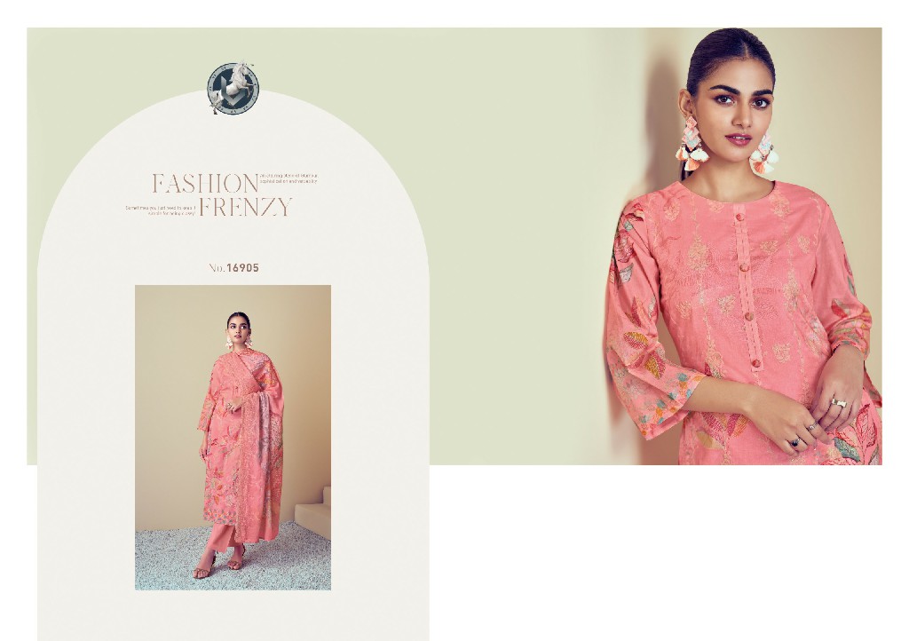 Vivek Flower Girl Vol-6 Wholesale Cotton Lawn With Work Salwar Suits