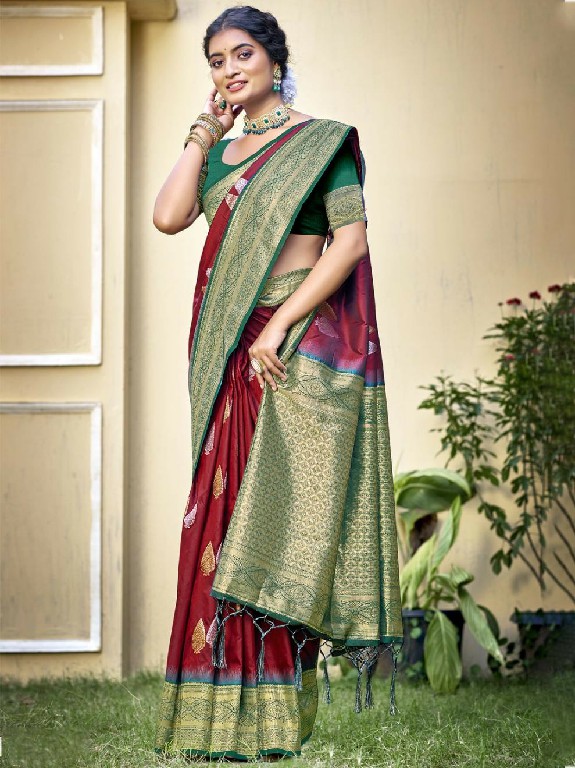 bunawat chitragandha silk wedding festival wear silk fabric saree collection