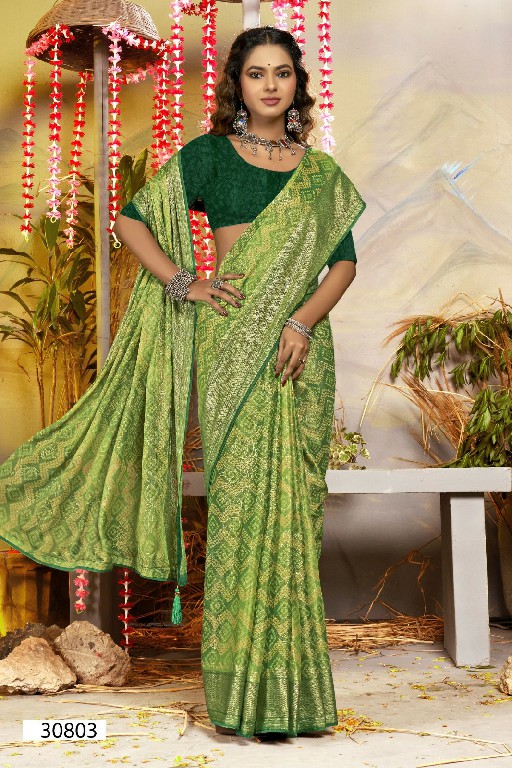 Vallabhi Parvana Vol-3 Wholesale Brasso Fabrics Ethnic Sarees