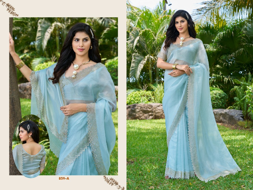 Mehak 859A To 859E Colour Wholesale Party Wear Ethnic Sarees