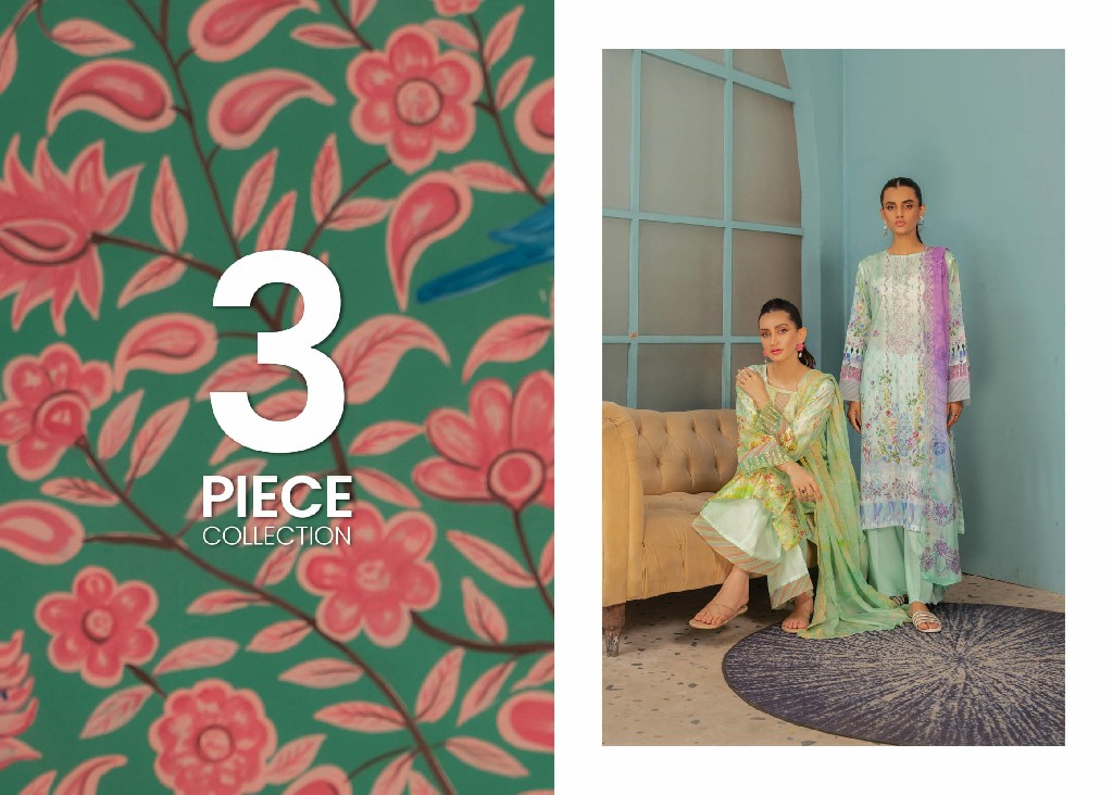 Gulljee Vienna Embroidered Lawn 24 Three Piece Pakistani Salwar Suits