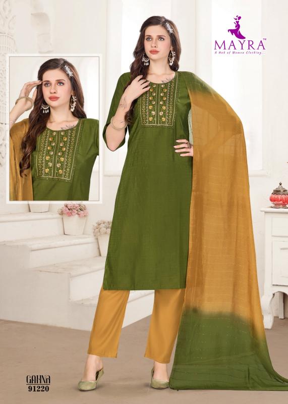 mayra fashion gahna vertican dobi printed readymade 3pcs suits