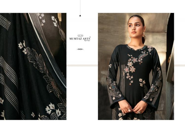 rizwana by mumtaz artz unique printed pashmina winter 3pcs suits