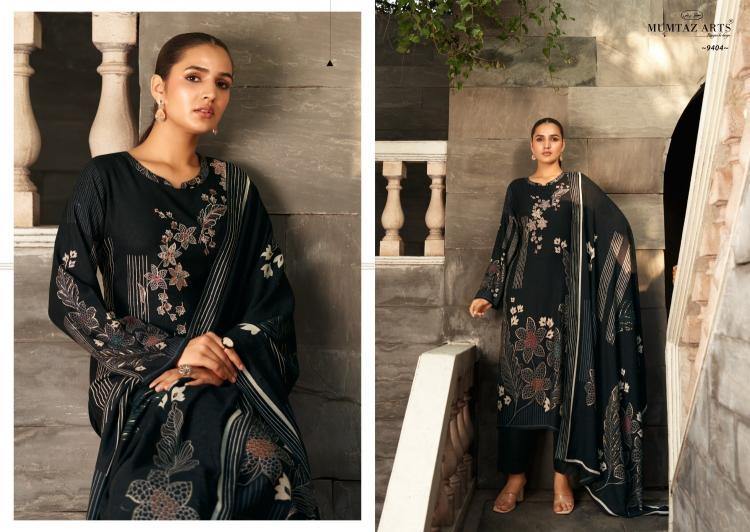 rizwana by mumtaz artz unique printed pashmina winter 3pcs suits