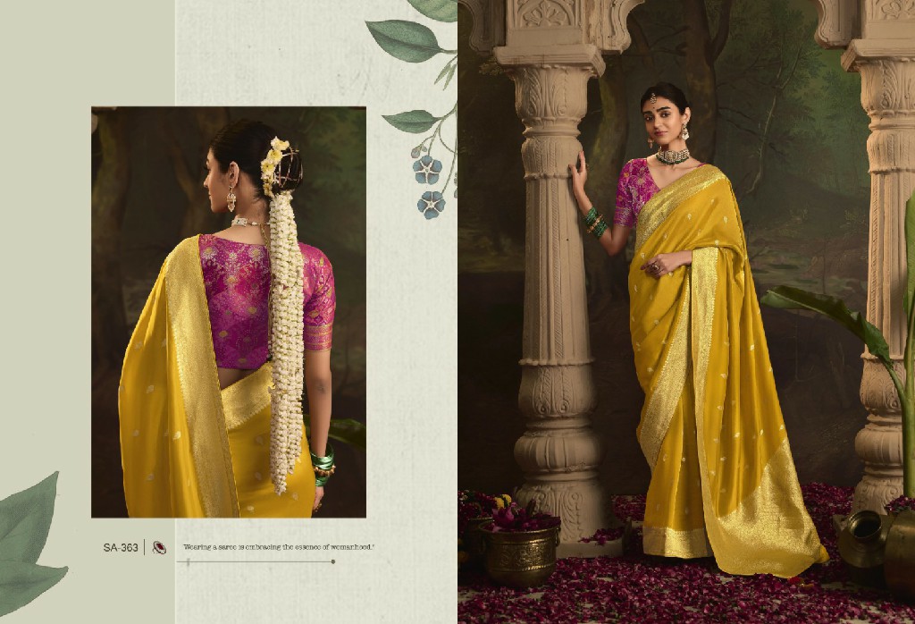 kimora sindhuri raas crepe dola silk elegant beautiful party wear saree