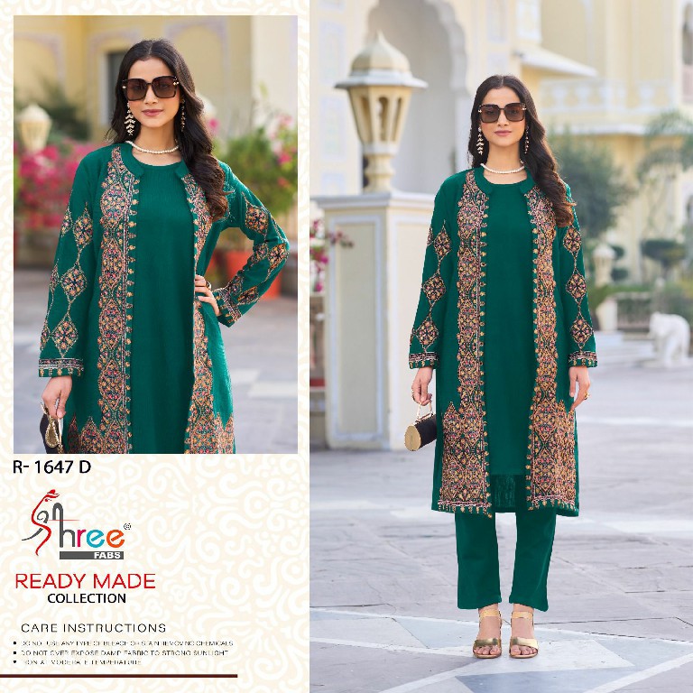 Shree Fabs R-1647 Wholesale Readymade Pakistani Concept Woolen Suits