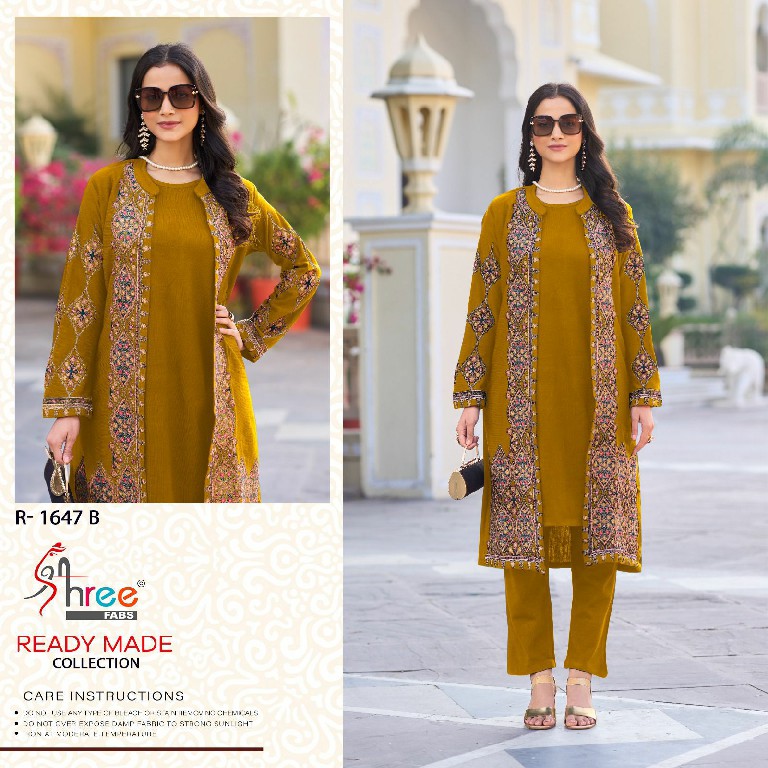 Shree Fabs R-1647 Wholesale Readymade Pakistani Concept Woolen Suits