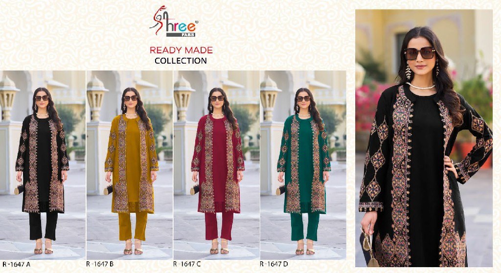 Shree Fabs R-1647 Wholesale Readymade Pakistani Concept Woolen Suits