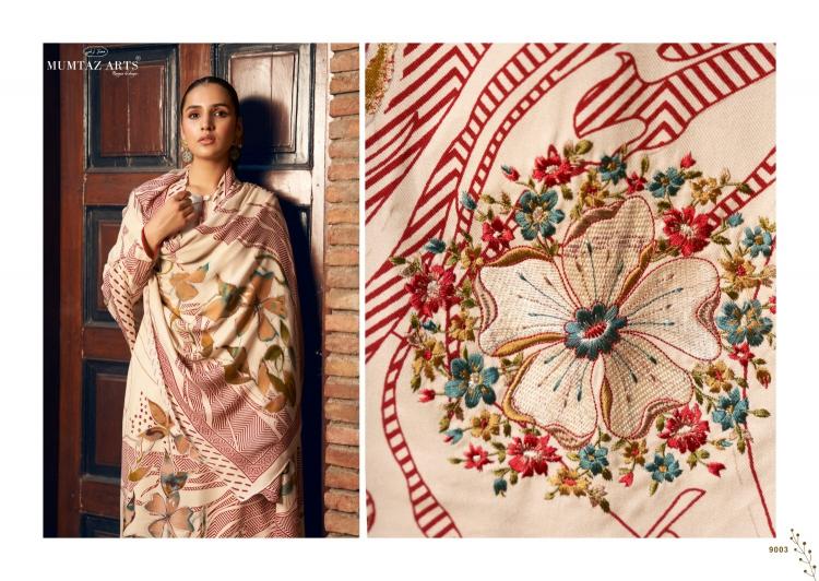 mumtaz artz tannah unique print viscose pashmina winter unstitch suits