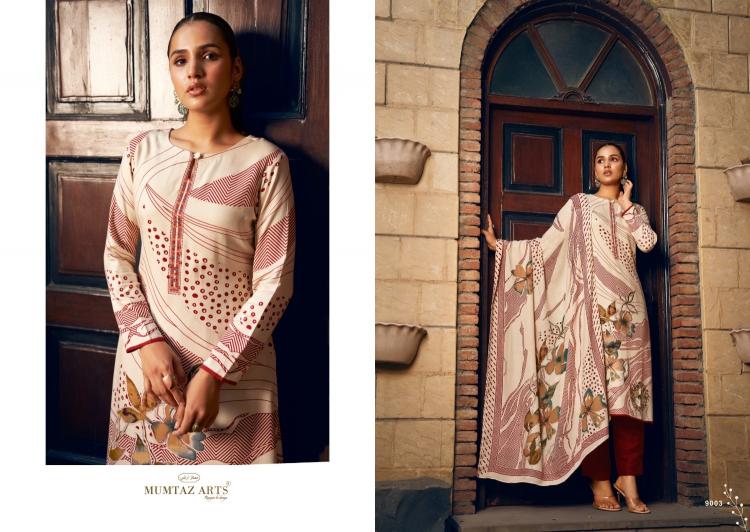 mumtaz artz tannah unique print viscose pashmina winter unstitch suits