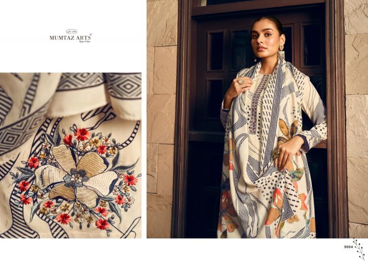 mumtaz artz tannah unique print viscose pashmina winter unstitch suits