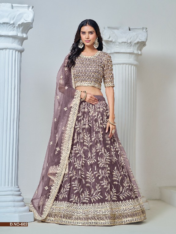 Mehvish Vol-6 Wholesale Designer Net Fabrics Lehenga Choli