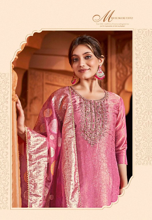 Rangmaya Roshni Wholesale Exclusive Banarasi Fabrics Readymade Suits