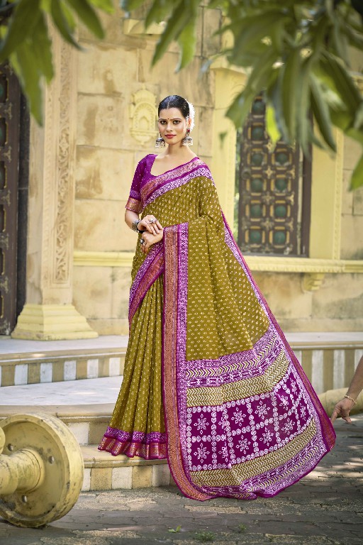 Mira Bela Zalak Wholsale Cotton Fabrics Ethnic Saree Collection