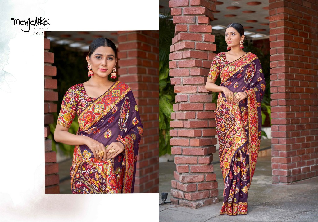 Monjolika Manjika 7200 Series Wholesale Festive Ethnic Sarees