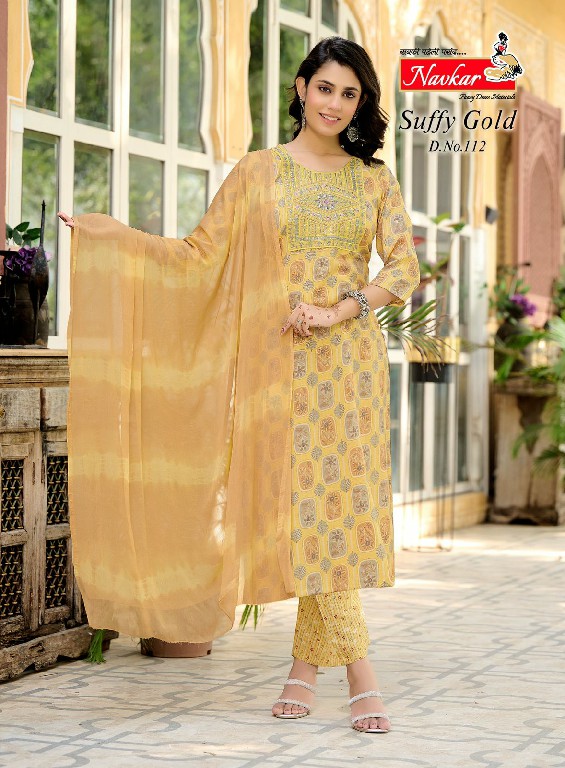 NAVKAR SUFFY GOLD VOL 11 FANCY READYMADE CASUAL 3PCS SET CATALOG