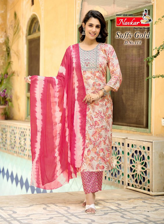 NAVKAR SUFFY GOLD VOL 11 FANCY READYMADE CASUAL 3PCS SET CATALOG