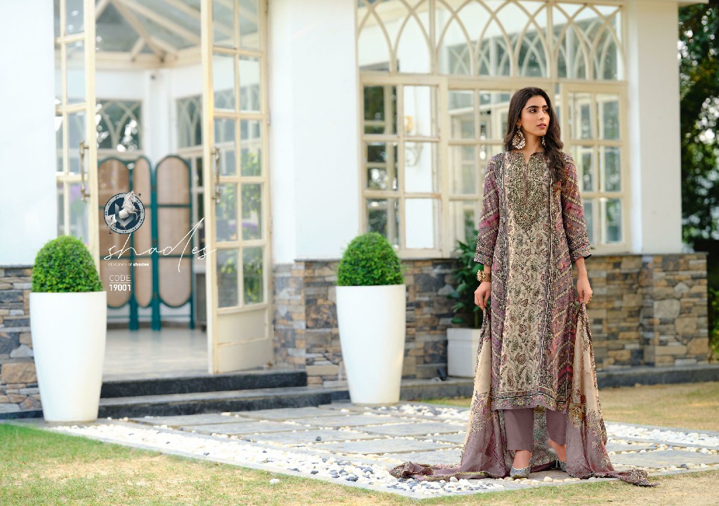 VIvek Parina Vol-25 Wholesale Pure Natural Crepe With Handwork Salwar Suits