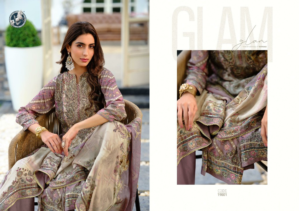 VIvek Parina Vol-25 Wholesale Pure Natural Crepe With Handwork Salwar Suits