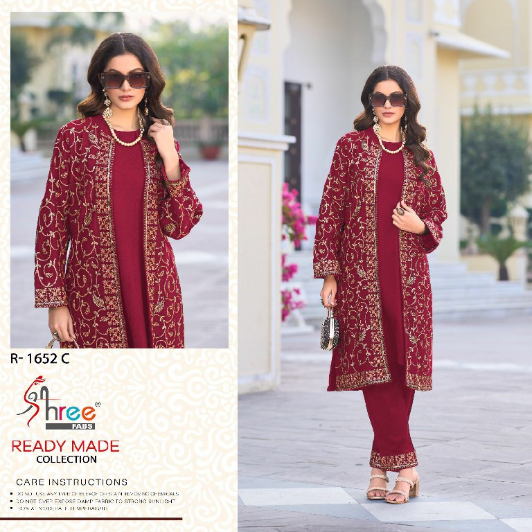 Shree Fabs R-1652 Wholesale Readymade Pakistani Concept Woolen Suits