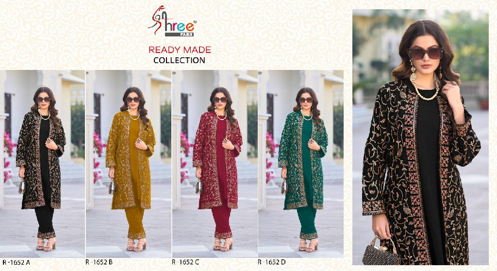 Shree Fabs R-1652 Wholesale Readymade Pakistani Concept Woolen Suits