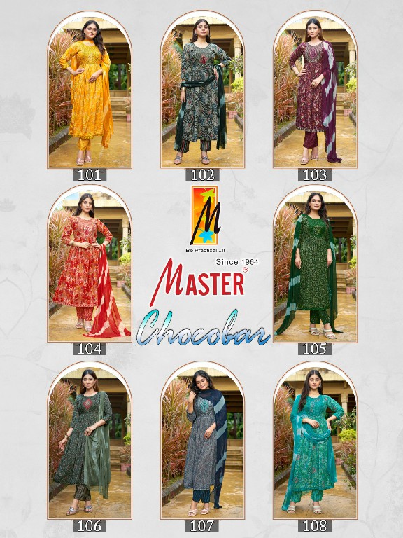Master Chocobar Wholesale Ghera Kurtis With Pant And Dupatta