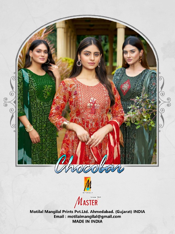Master Chocobar Wholesale Ghera Kurtis With Pant And Dupatta