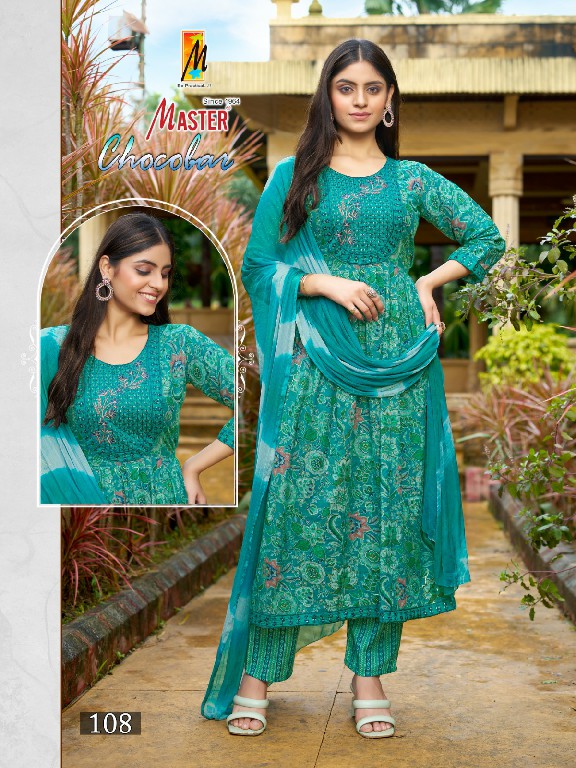 Master Chocobar Wholesale Ghera Kurtis With Pant And Dupatta