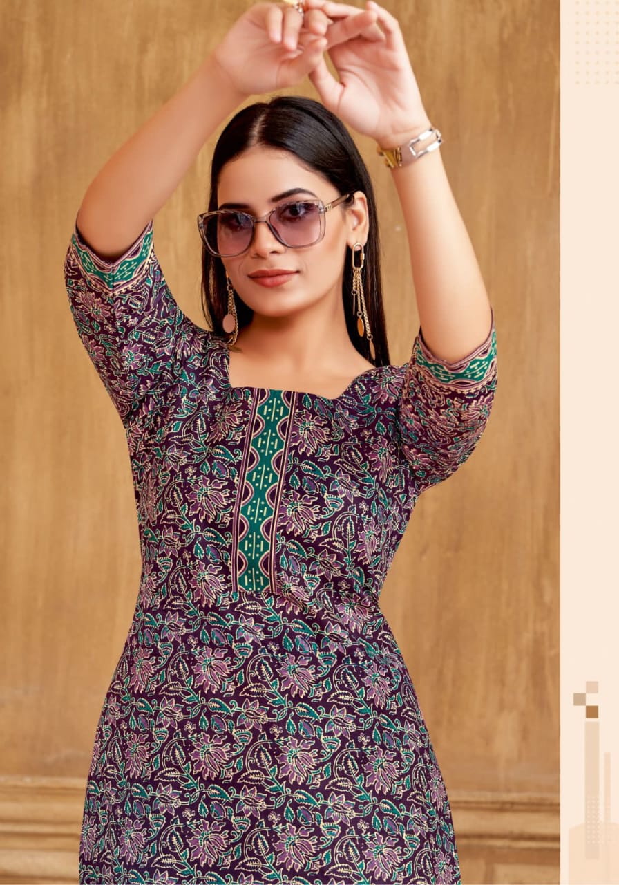 Miss World Khushi Vol-1 Wholesale Fancy Top Cotton Printed Short Tops
