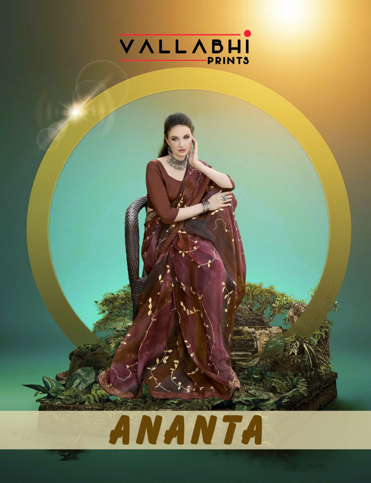 Vallabhi Print Ananta Vol-1 Wholesale Georgette Printed Sarees