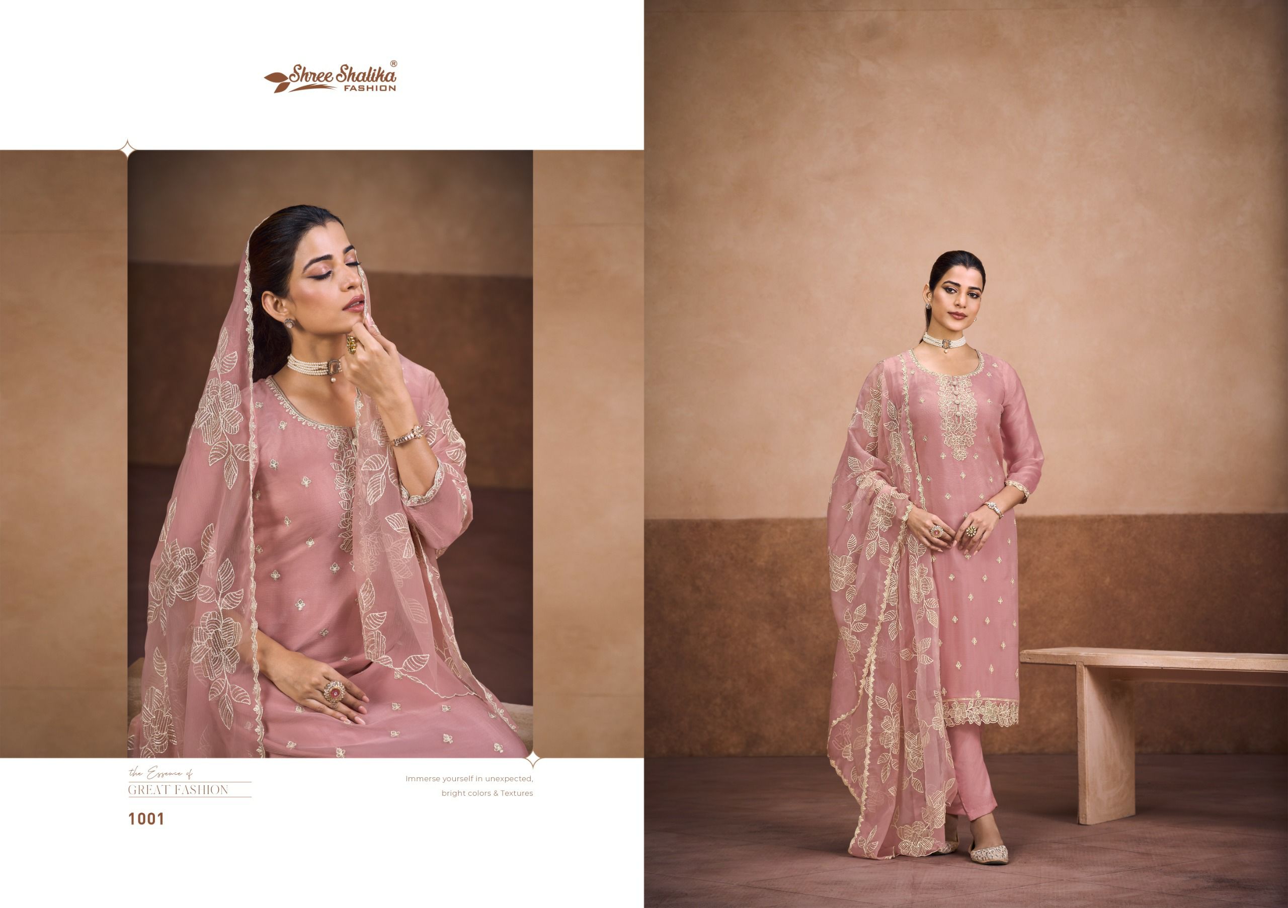 Shree Shalika Albeli Wholesale Soft Organza Party Wear Suits