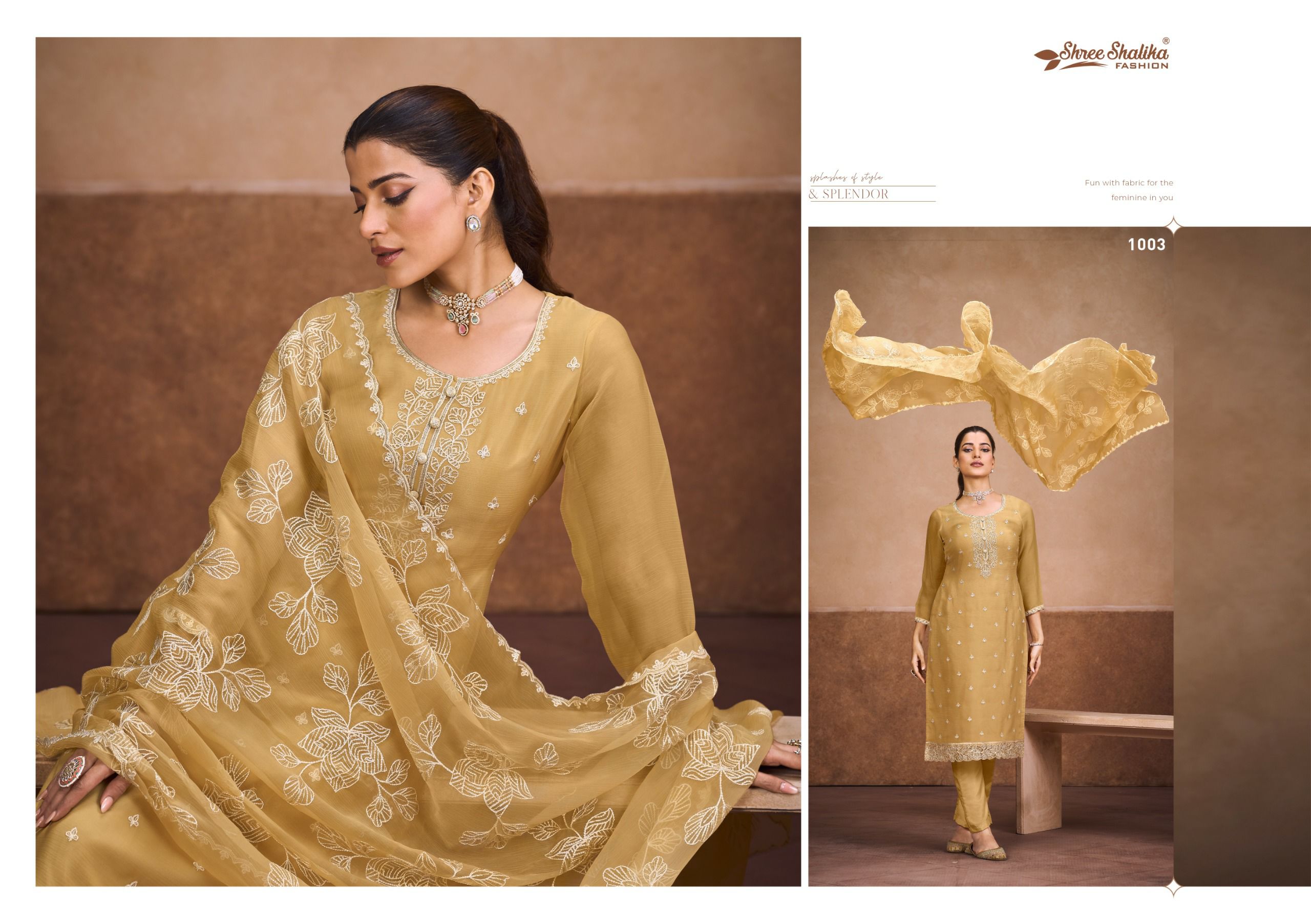 Shree Shalika Albeli Wholesale Soft Organza Party Wear Suits