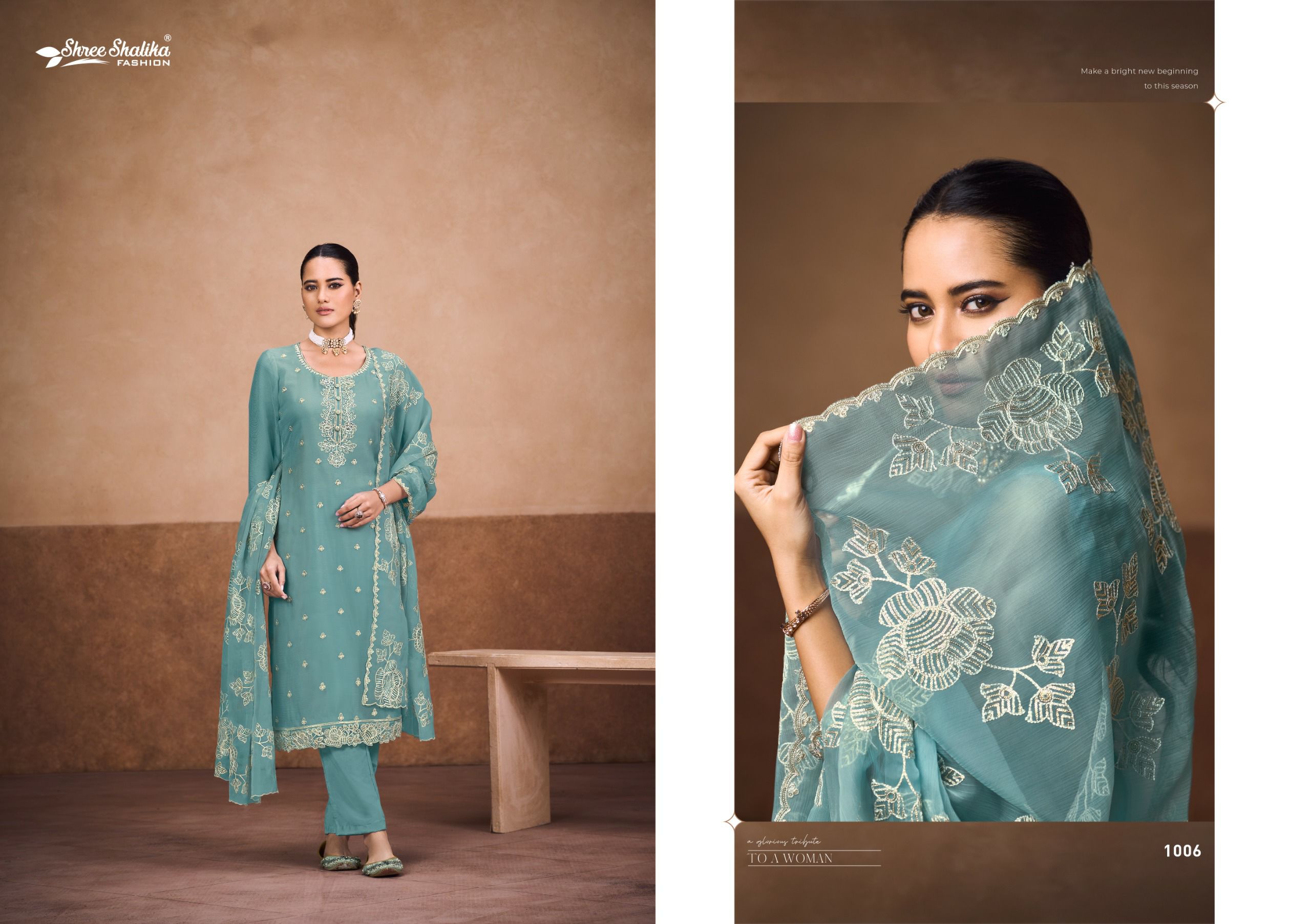 Shree Shalika Albeli Wholesale Soft Organza Party Wear Suits