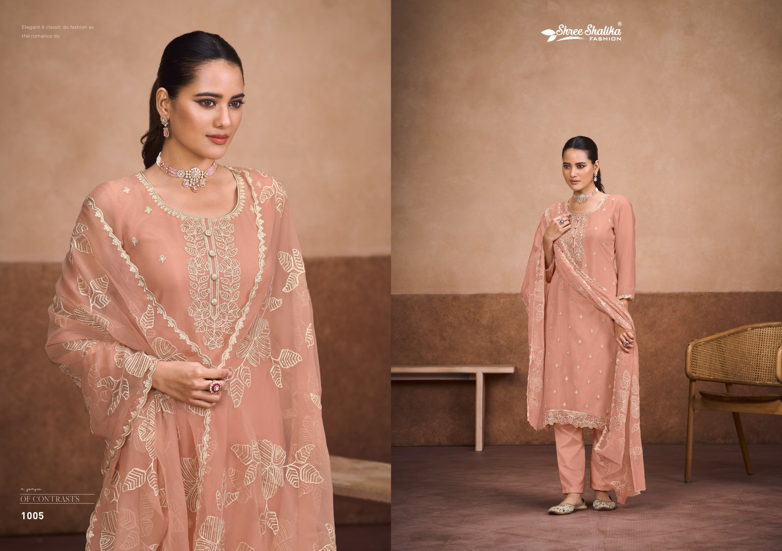 Shree Shalika Albeli Wholesale Soft Organza Party Wear Suits