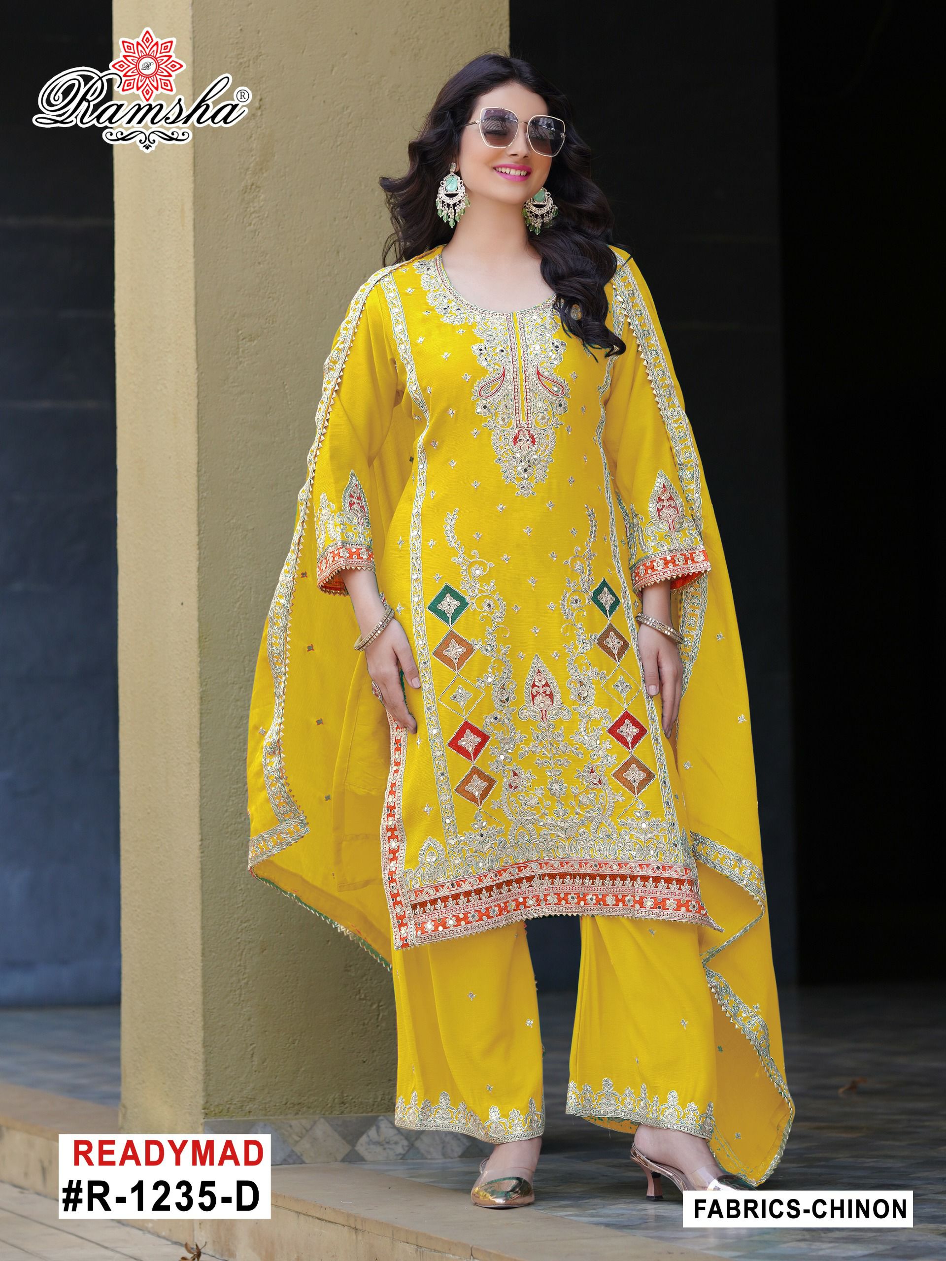 Ramsha R-1235nx Wholesale Readymade Pakistani Suits