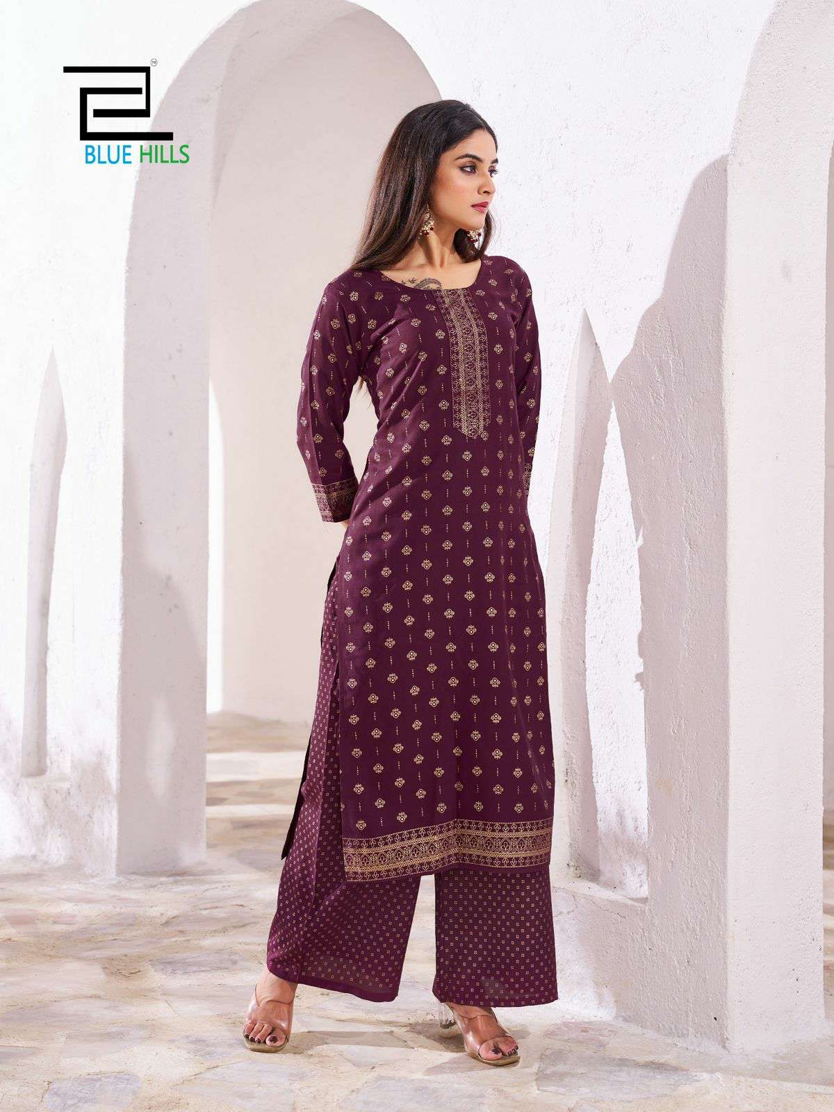 Blue Hills Reels Vol-15 Wholesale Rayon Designer Kurtis With Plazzo