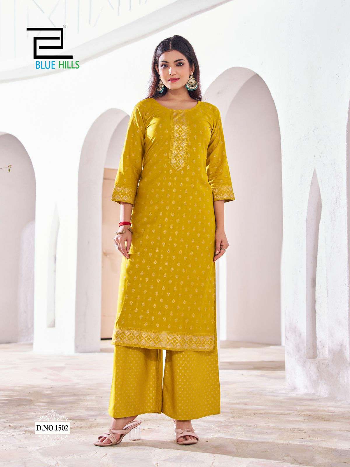 Blue Hills Reels Vol-15 Wholesale Rayon Designer Kurtis With Plazzo