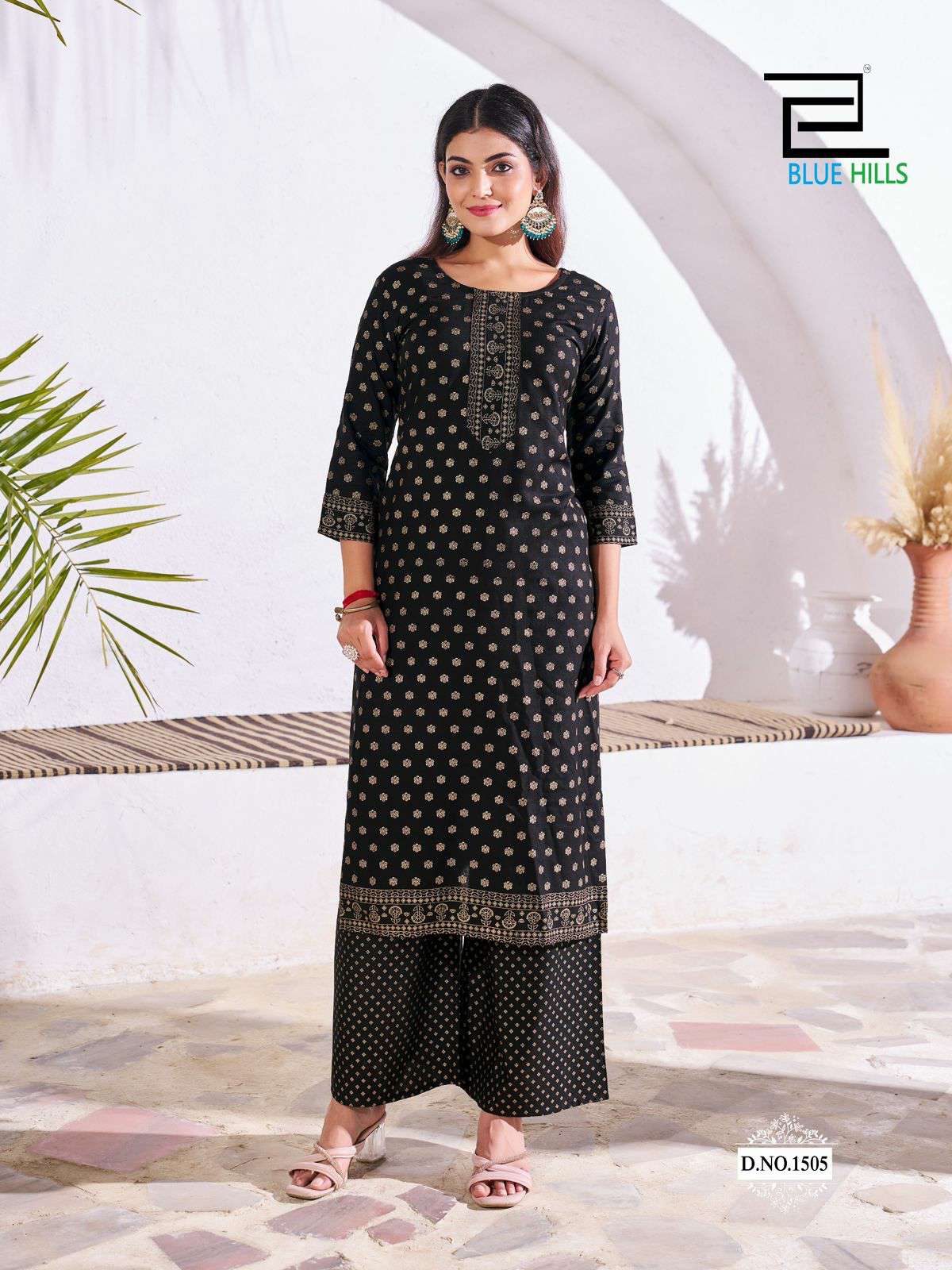 Blue Hills Reels Vol-15 Wholesale Rayon Designer Kurtis With Plazzo
