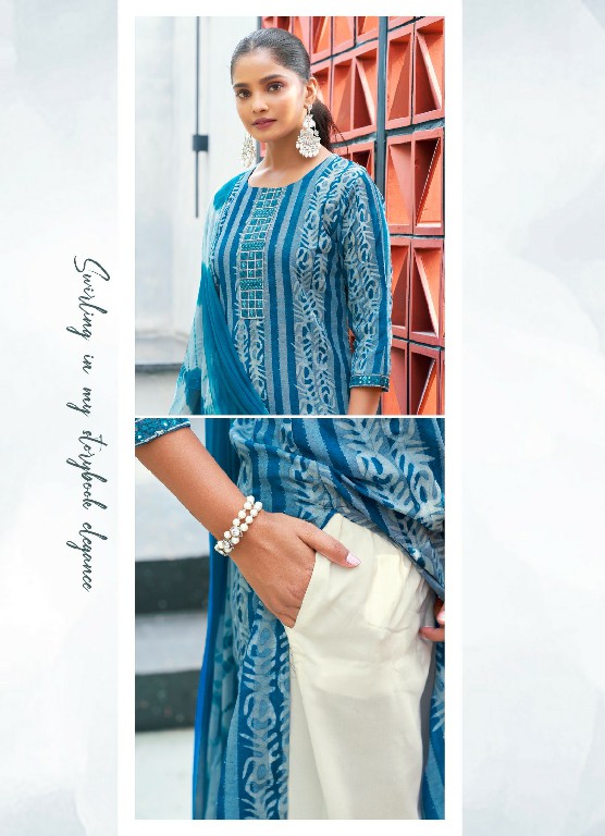 Mystic 9 NIsha Vol-3 Wholesale Rayon Straight Cut Kurti With Pant And Dupatta
