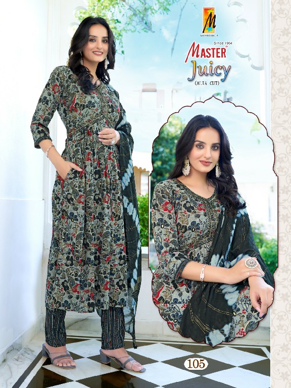 Master Juicy Wholesale Alia Cut With Pocket Readymade Salwar Suits