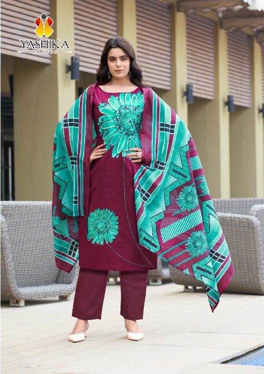 Yashika Dua Vol-2 Wholesale Heavy Cotton With Hand Work Dress Material