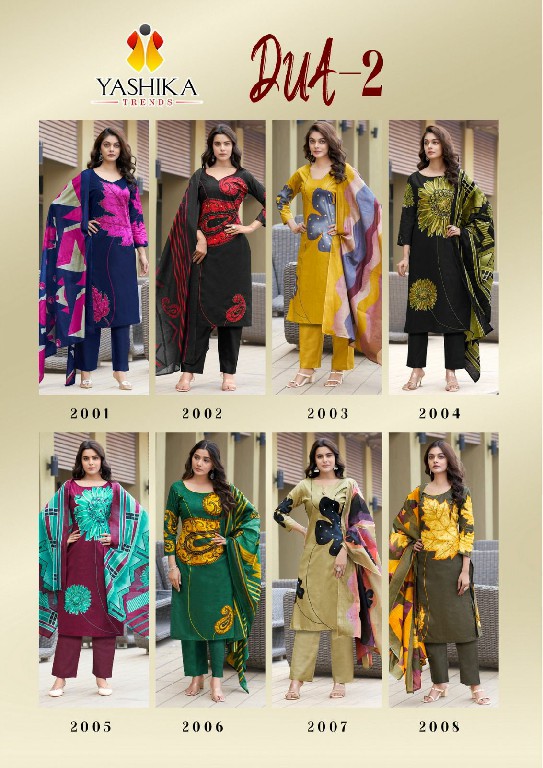 Yashika Dua Vol-2 Wholesale Heavy Cotton With Hand Work Dress Material