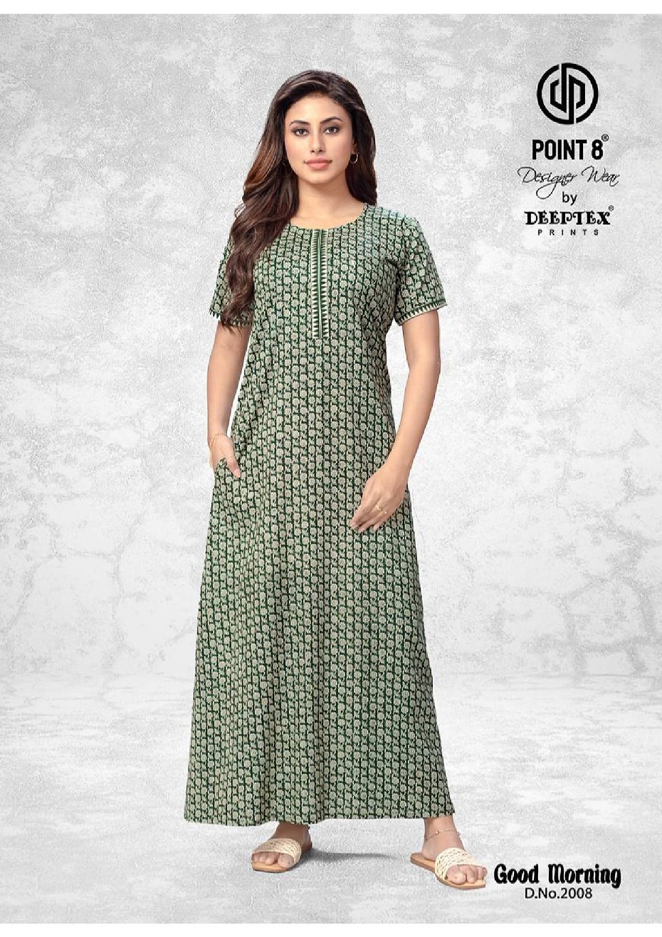 Deeptex By Point 8 Good Morning Vol-2 Wholesale Cotton Fabrics Nighty Catalog