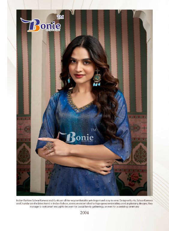 brinda vol 2 by bonie jacquard print fully stitch kalli style long kurtis