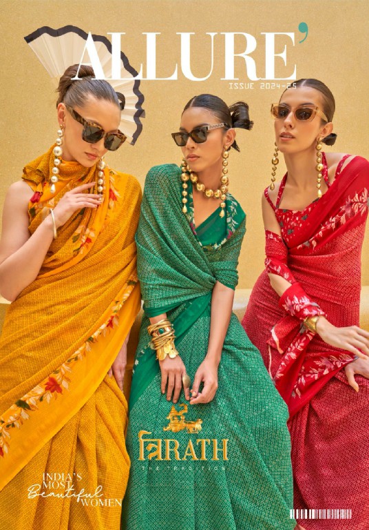 trirath allure 10405 -10412 georgette exclusive design saree with blouse