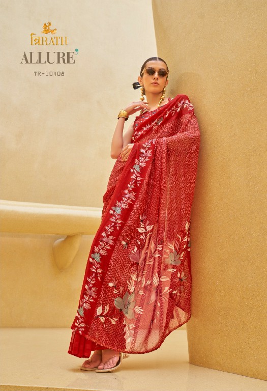 trirath allure 10405 -10412 georgette exclusive design saree with blouse